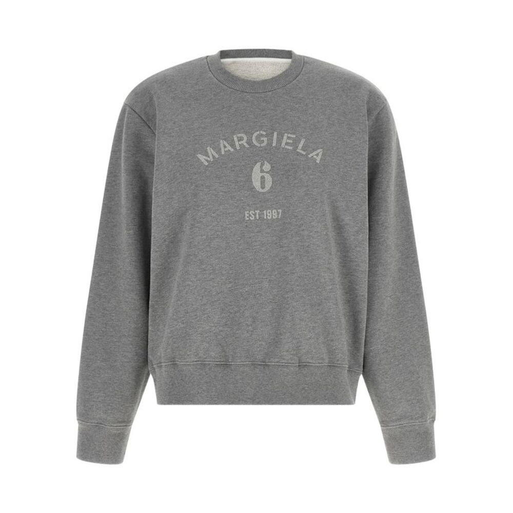 MM6 Maison Margiela Gray Cotton Women's Sweatshirt